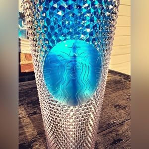 ✨New!!✨ Starbucks Korea 24oz Bling Sapphire Ombré Studded Tumbler